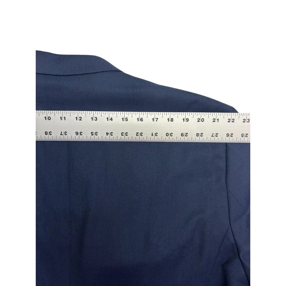 S‎ Cohen 56 R Navy Blue Blazer Jacket Sport Suit Coat All Season Wool Soft